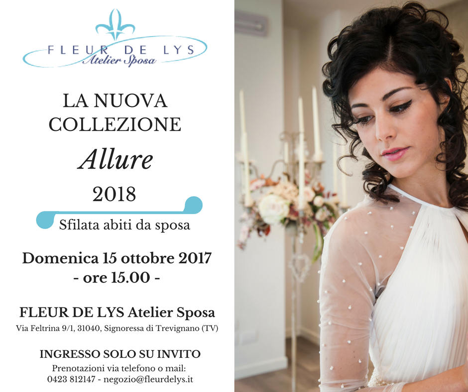 Sfilata Collezione 2018 Prenota subito